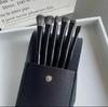 Cangzhou Soft Hair Eye Shadow Brush Conjunto de 6 peças Pincel de sombra nasal Destaque Detalhes Lâmina Delineador Sleeping Silkworm Conjunto de pincéis de maquiagem