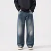 Roupas Masculinas Maple House / Nova Coleção Primavera/Outono 2026: Calça Larga Estilo Streetwear Americano, Calça Reta Masculina de Corte Solto, Jeans Versátil