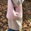 Bolso de Hombro de Felpa Relajado Estilo Nuevo 2026 Transfronterizo para Mujer, Bolso Cruzado Versátil, Bolso Tote de Moda de Gran Capacidad