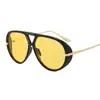 Óculos de Sol para Mulheres 25 Novo Estilo Ins Moda Europeia e Americana Óculos Aviador para Homens Estilo Celebridade Óculos de Armação Grande