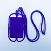 Venta Directa de Fábrica Porta Tarjetas con Cordón de Silicona, Pegatina para Tarjeta de Silicona, Bolsita para Tarjetas Bancarias, Porta Tarjetas Multifuncional, Soporte