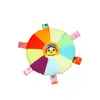 Brinquedo de Pelúcia Personalizado que Faz Som, Frisbee com Sino Interativo, Gadget para Aliviar o Tédio, Brinquedo de Mastigar para Cachorro, Durável e Resistente a Mordidas, Especificamente para Treinamento de Cães