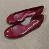 2026 Nuevos Zapatos Planos Rojos de Punta Redonda Retro de Moda para Mujer, Zapatos de Ballet Casuales Versátiles