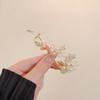 Advanced Sense Flower Tassel Back Head Disco Hairpin Retro Novo Estilo Um-Personagem Clipe Elegante Torção Clipe Grab Clip Headwear