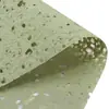 Paquete temática de bosque envío gratis decoración hoja grande de apertura total fondo de jardín de infantes papel de pared verde mostaza piezas verdes creación ambiental 5
