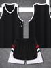 Novo Conjunto de Uniforme de Basquete, Treino de Jogo Uniforme de Equipe Personalizado, Roupas Esportivas de Basquete Americano de Ombro Estreito para Adultos Estudantes Crianças
