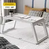 Cama Mesa Pequeña Mesa Plegable Mesa de Dormitorio Ventana Mirador Mesa para Laptop Escritorio para el Hogar Mesa para Perezosos Mesa de Estudio