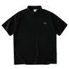 Camisa Polo Tendência Marca Estilo Japonês Masculina Manga Curta Verão Gola Polo Camiseta Casal Gola Solta Meia Manga Paul Shirt Tendência