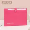 Pasta Sanfonada de Plástico A4 Pasta Sanfonada Multicamadas Pasta de Arquivo Insertável Bolsa de Arquivo Multifuncional para Negócios Bolsa de Arquivo de PP em Estoque