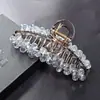 Novo Presilha de Cabelo de Cristal de Luxo 2026, Presilha Tiburón de Strass Celebridade da Internet, Presilha de Cabelo Estilo Coreano para Cabelos Grossos, Presilha para Coque na Nuca para Mulheres