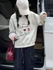 Sudadera para niña, nueva colección primavera/otoño 2026, top elegante de manga larga estilo coreano con cuello, moderno para niñas mayores