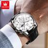 Reloj de cuarzo con cronógrafo deportivo multifuncional de la marca Oli con respaldo de estrellas, reloj de hombre de moda transfronteriza, reloj para hombre