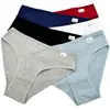 Comércio exterior simples algodão triângulo calça feminina confortável não aperta calcinha de menina fina respirável cor sólida calças atacado