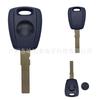 Adecuado para Carcasa de Llave con Chip Fiat Punta Embrión Embrión Plano Negro/Azul