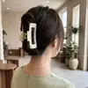 Presilha de cabelo grande de bolinhas para mulheres com cabelo grosso, modelo novo de alta qualidade 2026, grampo para coque na parte de trás da cabeça, acessório de cabelo tipo pinça de tubarão
