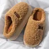 Chinelos de algodão femininos 2026 novo modelo para outono e inverno, uso interno em casa, quentes, antiderrapantes, resistentes a odores, silenciosos, chinelos de algodão simples para homens