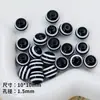 Contas Arco-Íris de Resina Listradas Redondas 10mm Contas Redondas Contas Soltas Acessórios de Joias DIY Materiais de Miçangas Artesanais para Crianças