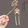 Accesorios para el Cabello de Año Nuevo Borla Lámpara de Palacio Cabello Pasador de Cabello Pasador de Cabello Luminoso de Alta Calidad Tocados Antiguos para Mujer Accesorios Combinables Diarios Hanfu