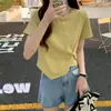 Camisa de Manga Longa com Design Irregular para Mulheres 2026 Primavera e Outono Novo Estilo Solta Casual Branca Curta Gola Redonda Top Tendência