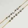 Corrente para Óculos Corrente de Pescoço Feminina Maré Cordão Anti-perda Óculos de Sol Cordão de Boca (Concha de Cristal Aço Inoxidável)