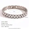 Moda Europea y Americana Simple Nicho Popular Estilo Caliente Joyería de Mano Acero Inoxidable Chapado en Oro de 18 Quilates Lujo Accesible Correa de Reloj Pulsera para Mujer