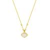 Collar de jade blanco con candado de la paz Xiangyun estilo chino significado colgante candado Ruyi disfraz antiguo para mujer elemento Han cadena clavicular con diamante flash