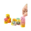 Mini Cara Sonriente Círculo Arcoíris Dibujo Animado Círculo de Resorte Círculo Mágico Apilable para Niños Puesto Callejero Más Vendido Escanear Código Juguete de Regalo Pequeño
