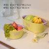 Nuevo Estilo Estilo Simple Cesta de Drenaje de Doble Capa Simple Alto Valor de Belleza Almacenamiento de Cocina Multifunción Escurridor de Frutas Lavabo para Lavar Verduras