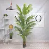 Girasol Disperso Simulado en Maceta Estilo Escandinavo Planta Verde Grande Árbol Simulado de Girasol Disperso Decoración de Suelo para Sala de Estar Dormitorio Bonsái