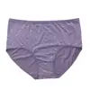 Al por mayor transfronterizo estilo nuevo algodón elástico frescas y sencillas florales de cintura media bragas para mujer