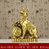 Estatueta de Cachorro em Cobre, Enfeites de Cachorro do Zodíaco Chinês em Cobre, Decoração de Casa, Artesanato Metálico para Escritório, Presentes de Exibição