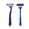 MAX fabricantes afeitadora manual desechable para hombre de acero inoxidable de tres capas paquete de 3 afeitadora de acero inoxidable