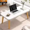 Mesa de Centro Simple Moderna para Apartamentos Pequeños, Uso en el Hogar, Mesa Pequeña para Habitaciones de Alquiler, Mesa de Comedor Simple, Mesa Baja para Personas Perezosas para Sentarse en el Suelo