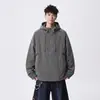 Nueva Chaqueta Oxford con Rayas Horizontales Tie-Dye para Primavera/Otoño, Cortavientos, Impermeable, Duradera, Chaqueta con Capucha Casual para Hombre para Exteriores