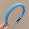 Faixa de cabelo xadrez de cetim para mulheres, faixa de cabelo antiderrapante para outono e inverno, uso diário, faixa de cabelo para lavar o rosto, acessório de cabelo de coroa alta