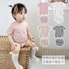 Ropa para Bebé Súper Linda de Celebridad de Internet Traje de Verano para Niña Shorts Protectores de Vientre Camiseta de Manga Corta de Algodón Puro Tesoro de Bebé de un Año para Niño