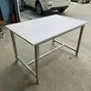 Banco de Trabajo para Corte y Costura de Ropa de Fábrica de Prendas con Luz, Mesa de Inspección, Mesa de Empaque para Envíos Rápidos, Banco de Trabajo de Mantenimiento Linyuan