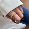 Anillo de Bambú Yunyao Paso a Paso para Mujer, Moderno y Único, Anillo Ajustable de Piedra Ojo de Gato de Alta Gama, Estilo Celebridad de Internet de Lujo Ligero, Anillo para el Dedo Índice