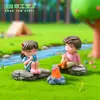 Musgo Micro Paisagem Pequenos Enfeites DIY Bonsai Suculenta Decoração Acessórios Xícara de Chá Casal Boneco Personagem de Plástico