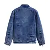 Chaqueta Nueva Transfronteriza para Hombre Otoño e Invierno Estilo Coreano Moderna Ajustada Retro de Mezclilla Tops para Hombre Chaquetas Juveniles