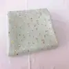 Malha hexagonal com pontos estampados a quente, saia circular de tule, figurino de palco, roupas infantis, acessório de cabeça de rede, laço feito à mão, acessórios de brinquedo