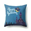 Funda de Almohada de Halloween TC616 Almohada Lumbar de Coche Funda de Cojín de Calabaza para Sofá Funda de Almohada para Oficina Hogar Sala de Estar