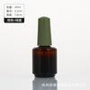 Botella vacía de esmalte de uñas de vidrio de 15 ml, esmalte de uñas con cepillo, botella de esmalte de uñas, embalaje de botellas pequeñas, fabricantes en stock, venta al por mayor