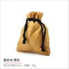 Bolsa de Terciopelo Imitación Piel, Bolsa Pequeña para Joyería, Bolsa Pequeña de Tela, Bolsa para Joyería, Bolsa de Empaque para Joyería Dorada al por Mayor