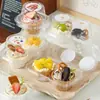 Caixa de Embalagem para Cupcakes para 1/2/4/6 Unidades, Bandeja para Tarte de Ovos, Caixa Transparente Espessa de Blister, 2 Caixas para Forminhas de Muffin