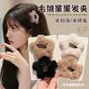 Atmósfera de Otoño e Invierno Accesorios para el Cabello Pinza para el Cabello de Estrella Pinza BB Exquisita de Alta Gama Pinza Versátil Coreana para Flequillo Pinza de Estrella de Cinco Puntas