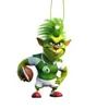 Decoración del Hogar de Acrílico Monstruo de Cabello Verde Adornos Producto Nuevo Transfronterizo Grinch Navideño Jugador de Fútbol Decoración Colgante para Árbol de Navidad