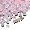 5.5*6mm Acrílico Degradado Espolvoreado Dorado Traer Orquídea Cuerda de Cabello Antigua Accesorios Material para Joyería Hecha a Mano DIY