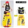 Ropa de Jazz para Niñas Verano Top Corto sin Tirantes Conjunto Traje de Retrato de Niña Set de Disfraz de Baile Jazz Street Dance Atuendo de Moda