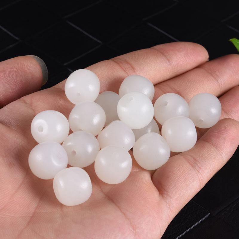 智贝详情图_4新疆白玉金丝玉老型珠散珠DIY半成品手工饰品手